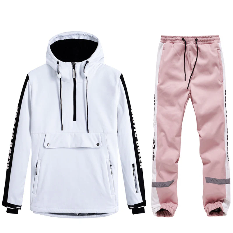 Women's Arctic Queen Winter Guide Stripe Reflective Snow Suits - Image 9