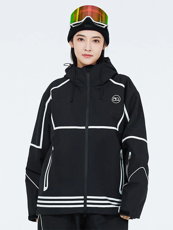 Women's Arctic Queen Winter Impression Zip Snow Jacket - Image 2