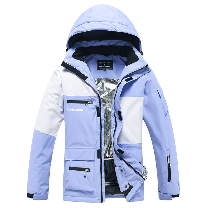 Women's Arctic Queen Winter Wonderland Snow Jacket - Image 6