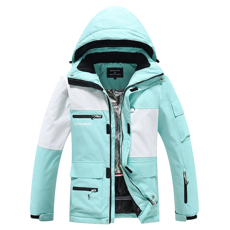 Women's Arctic Queen Winter Wonderland Snow Jacket - Image 9