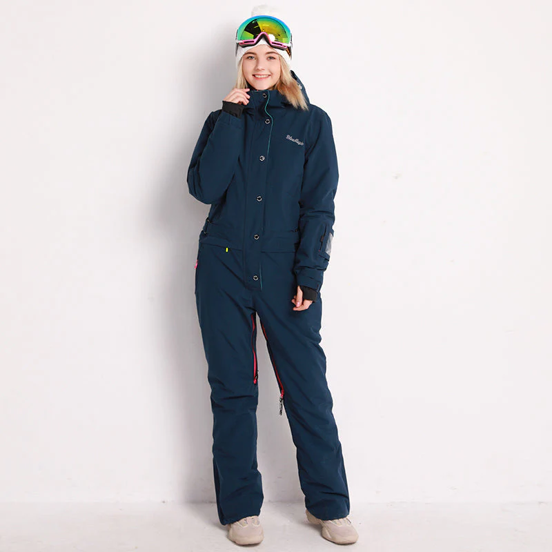 Women's Blue Magic Winter Fun All In One Piece Ski Jumpsuit Winter Snowsuits - Image 8