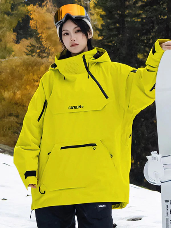 Women's Capelin Mountain PowderPro Anorak Baggy Snow Jacket - Image 2