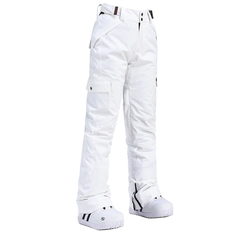 Women's Chic Insulated Waterproof Winter Snowboard Ski Bib Pants - Image 2