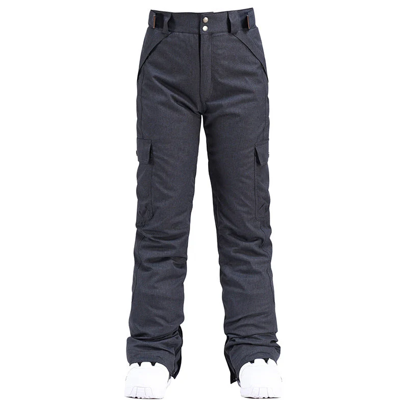 Women's Chic Insulated Waterproof Winter Snowboard Ski Bib Pants - Image 4