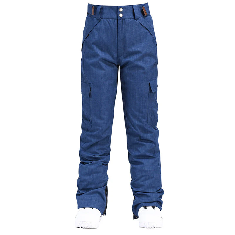 Women's Chic Insulated Waterproof Winter Snowboard Ski Bib Pants - Image 6
