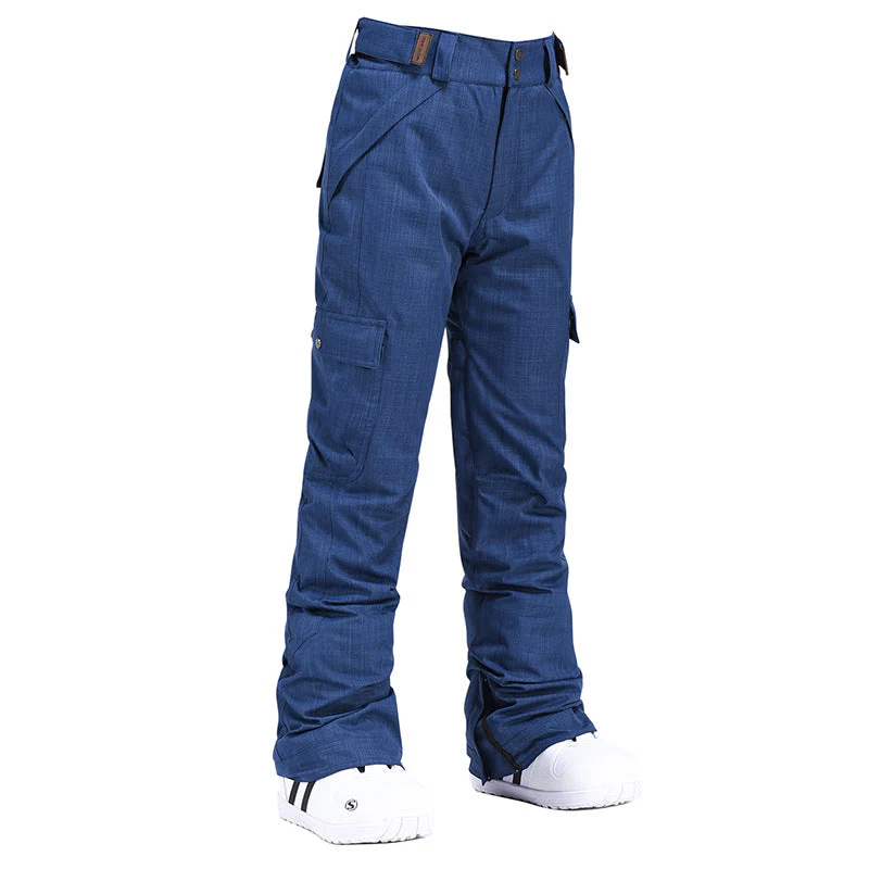 Women's Chic Insulated Waterproof Winter Snowboard Ski Bib Pants - Image 7