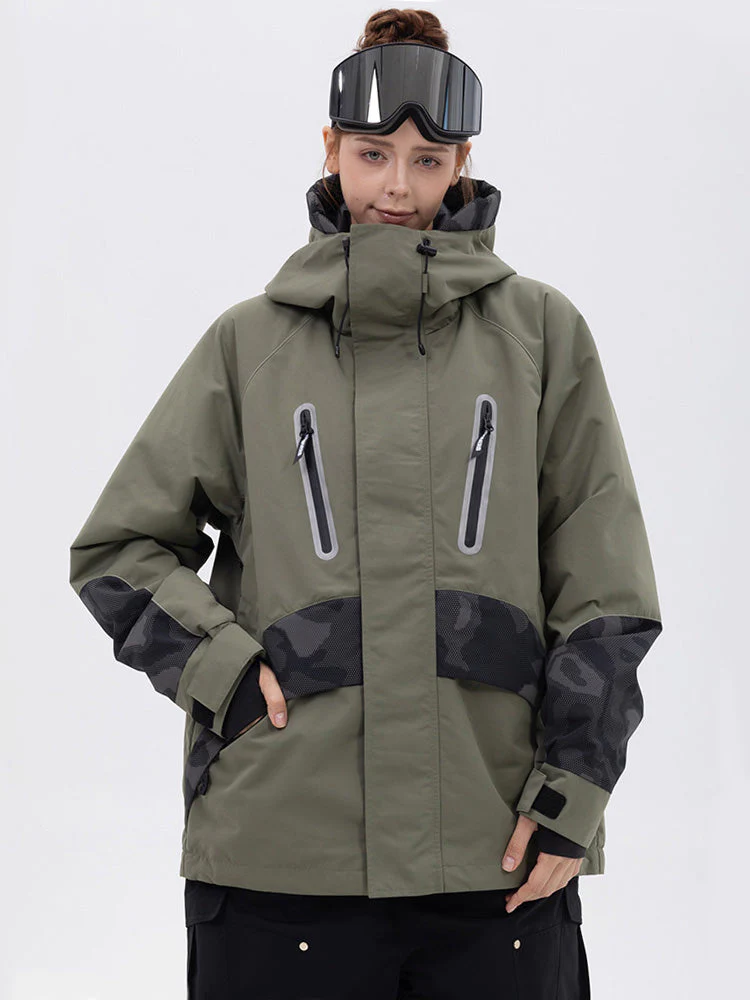 Women's Chillform Glow Trail Reflective Camo Snow Jacket - Image 10