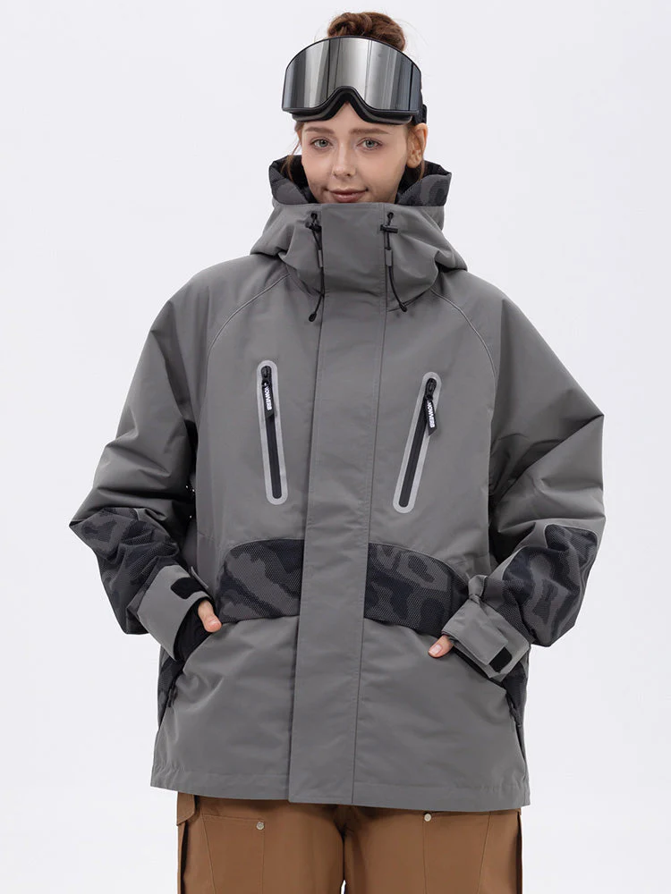 Women's Chillform Glow Trail Reflective Camo Snow Jacket - Image 11