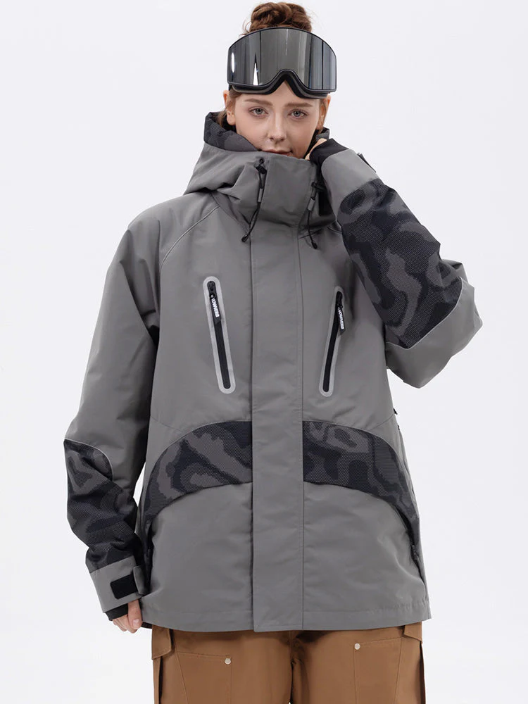 Women's Chillform Glow Trail Reflective Camo Snow Jacket - Image 12