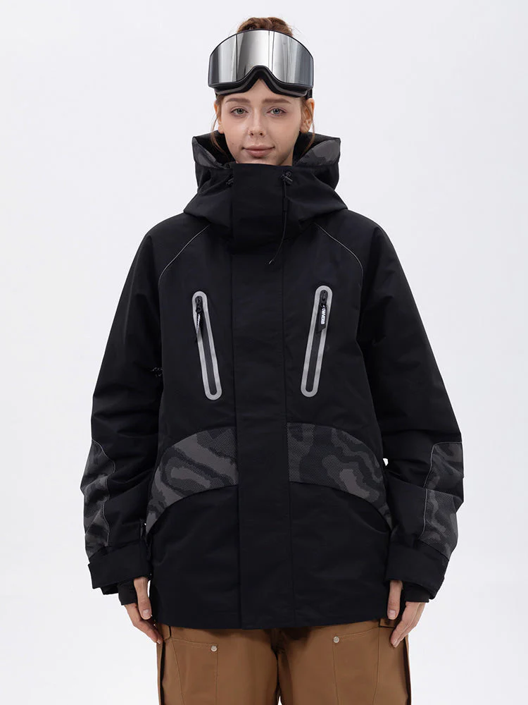 Women's Chillform Glow Trail Reflective Camo Snow Jacket - Image 3