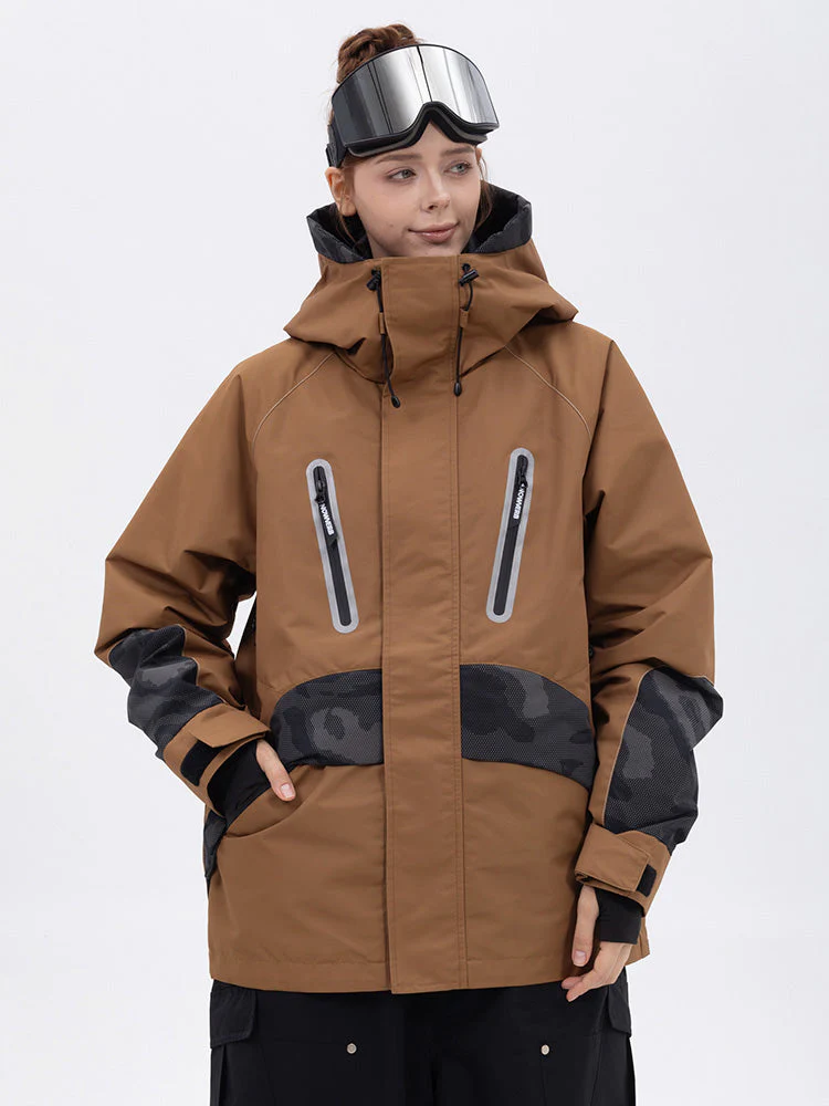 Women's Chillform Glow Trail Reflective Camo Snow Jacket - Image 4