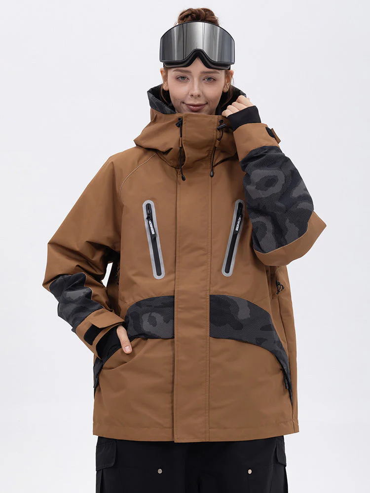 Women's Chillform Glow Trail Reflective Camo Snow Jacket - Image 6
