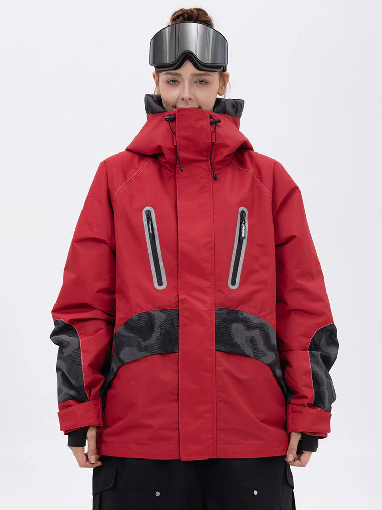 Women's Chillform Glow Trail Reflective Camo Snow Jacket - Image 7