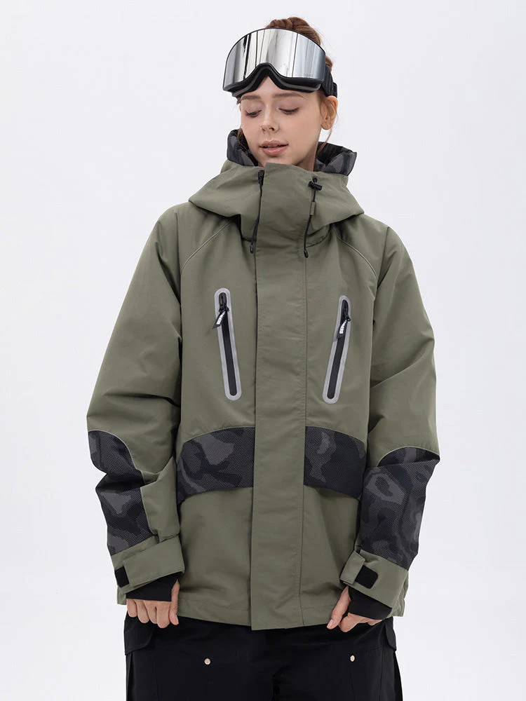 Women's Chillform Glow Trail Reflective Camo Snow Jacket - Image 9