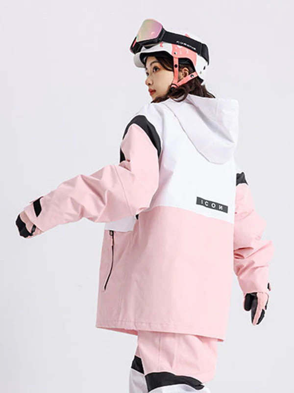 Women's Cosone Powdreamer Colorblock Anorak Snow Jacket - Image 8