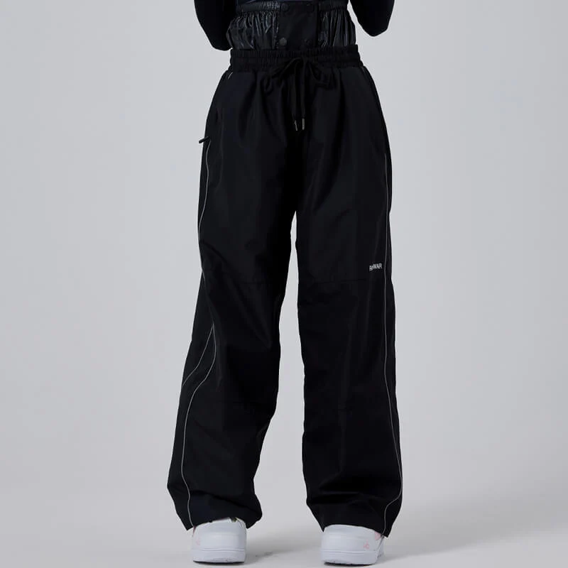 Women's Dook Snow Fancy Block Baggy Snowboard Pants - Image 3