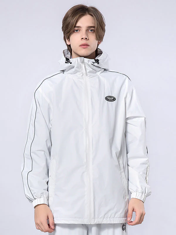 Women's Dook Snow Track Stripe Snowboard Jacket - Image 8