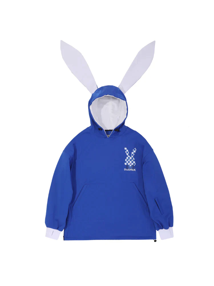 Doorek Unisex Cute Bunny Rabbit Snow Hoodie - Long Ears Decoration - Image 11