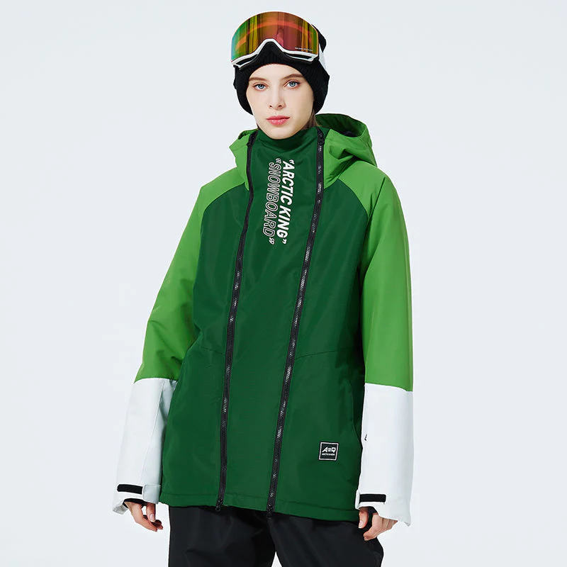 Women's Arctic Queen Winter Impression Zip Snow Jacket - Image 12