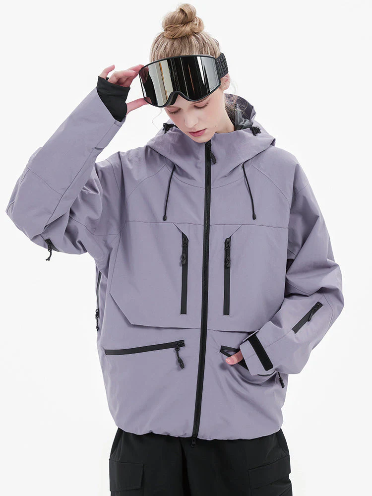 Women's Durable Steeze HypeShred Baggy Utility Cargo Snow Jacket - Image 2