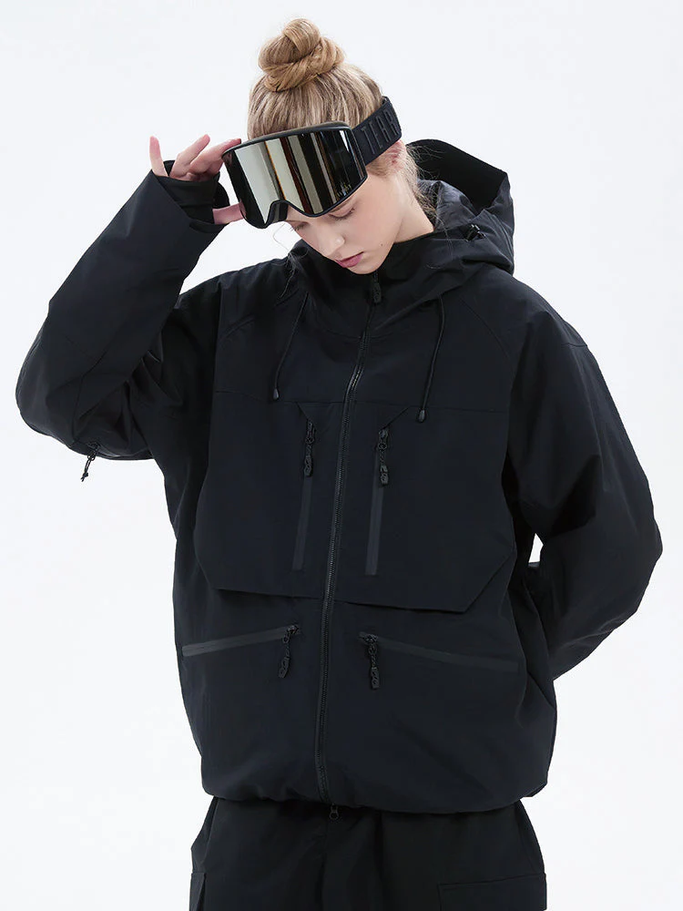 Women's Durable Steeze HypeShred Baggy Utility Cargo Snow Jacket - Image 4