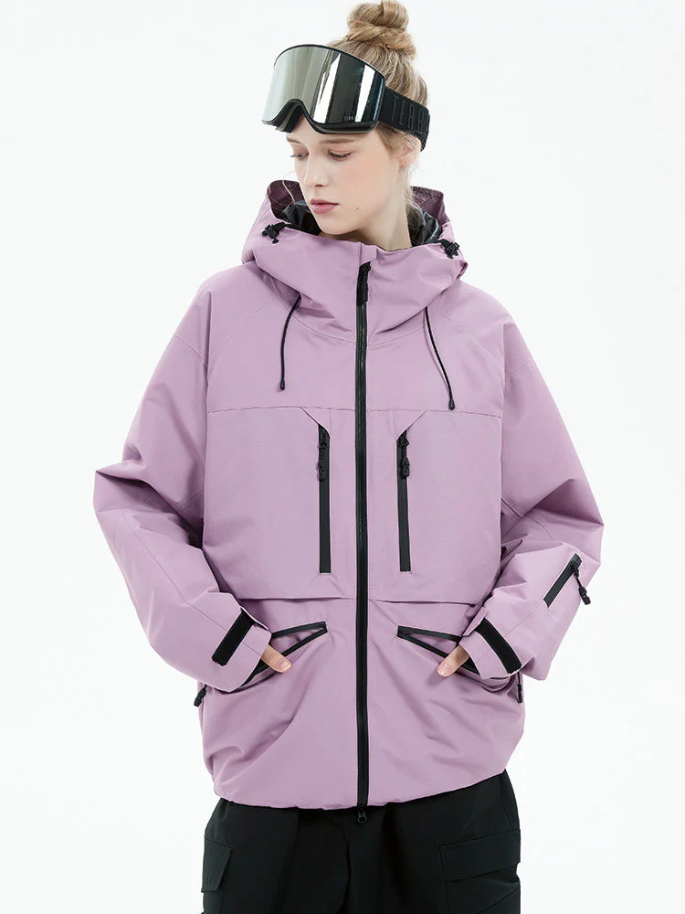 Women's Durable Steeze HypeShred Baggy Utility Cargo Snow Jacket - Image 6