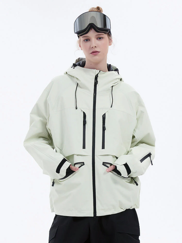 Women's Durable Steeze HypeShred Baggy Utility Cargo Snow Jacket - Image 7