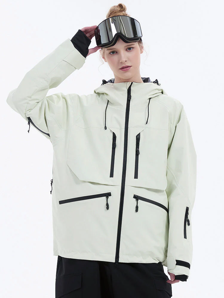 Women's Durable Steeze HypeShred Baggy Utility Cargo Snow Jacket - Image 8
