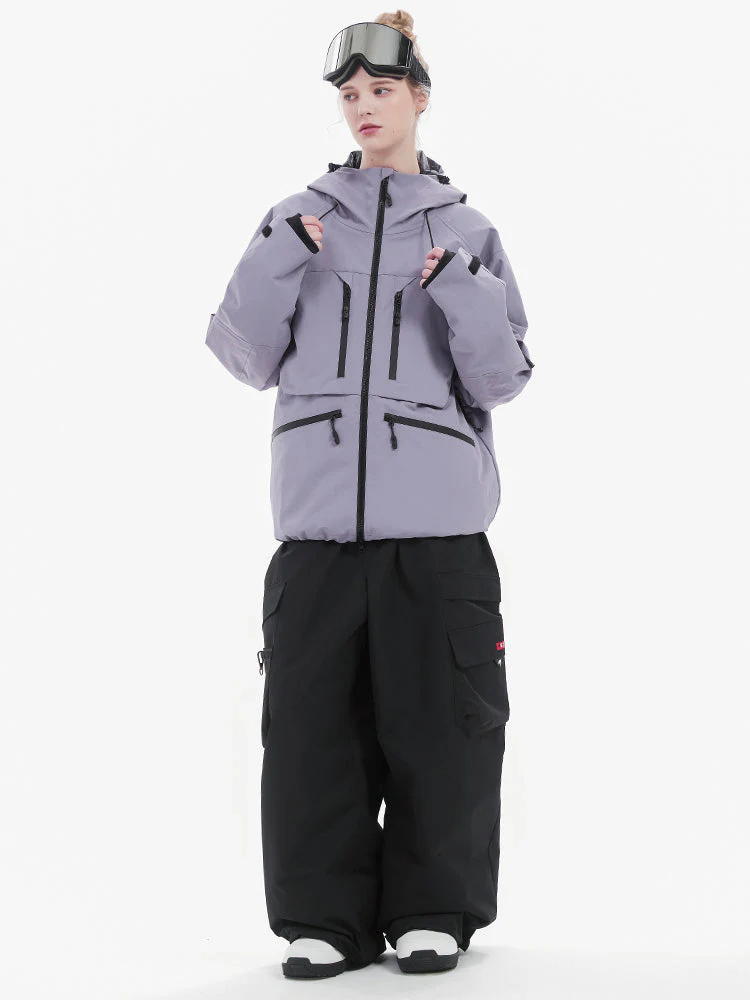Women's Durable Steeze HypeShred Baggy Utility Cargo Snow Suit - Image 2