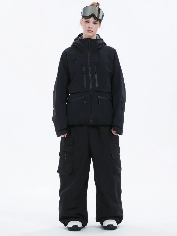 Women's Durable Steeze HypeShred Baggy Utility Cargo Snow Suit - Image 5