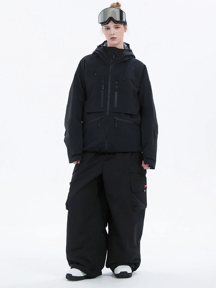 Women's Durable Steeze HypeShred Baggy Utility Cargo Snow Suit - Image 6