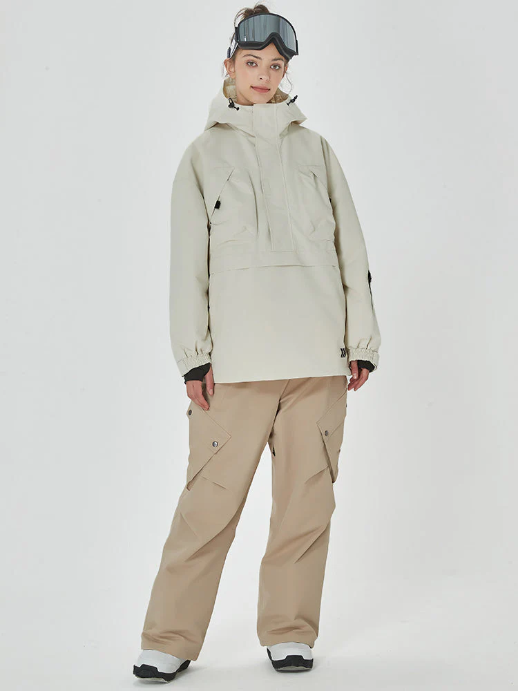 Women's Freerider Baggy Anorak Jacket with Swag Cargo Snowboard Pants - Image 5