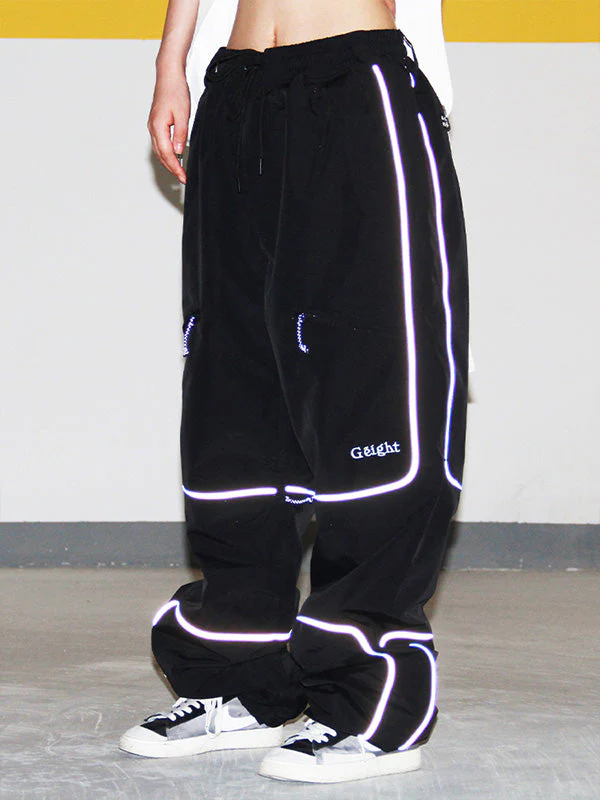 Women's Geight Flyflow Light Reflective Mountain Pro Baggy Snow Pants - Image 3