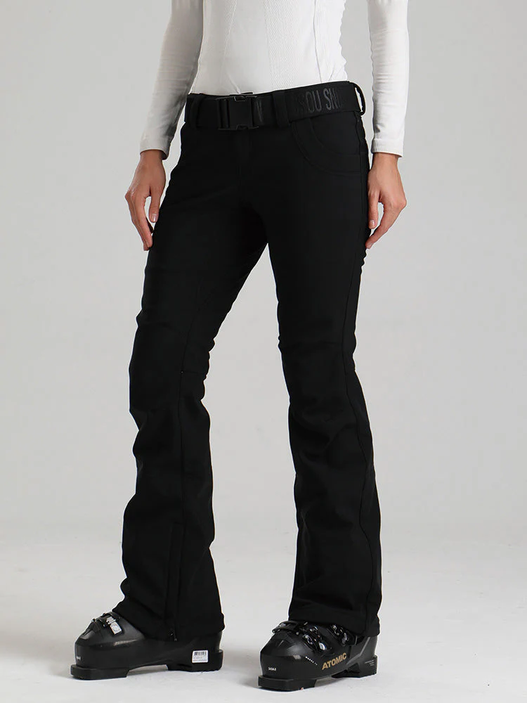 Women's Gsou Snow Alpine Chic Flare Stretch Ski Pants - Image 10