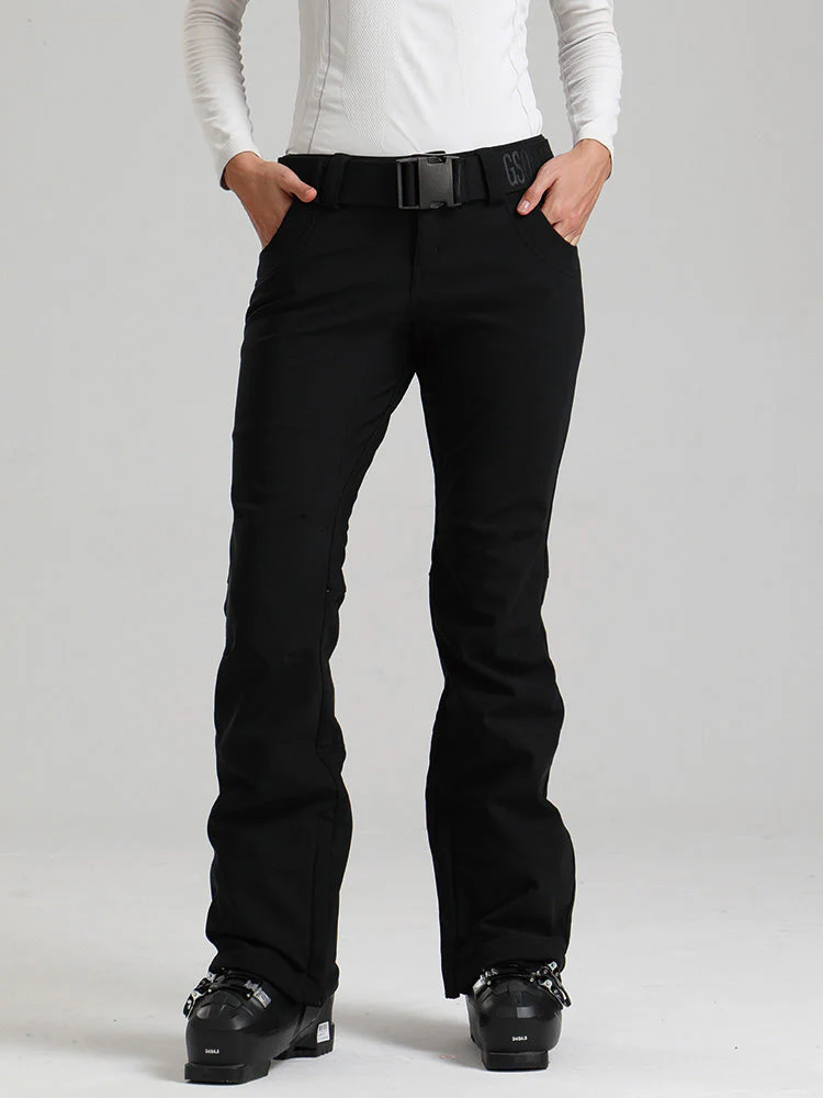 Women's Gsou Snow Alpine Chic Flare Stretch Ski Pants - Image 11