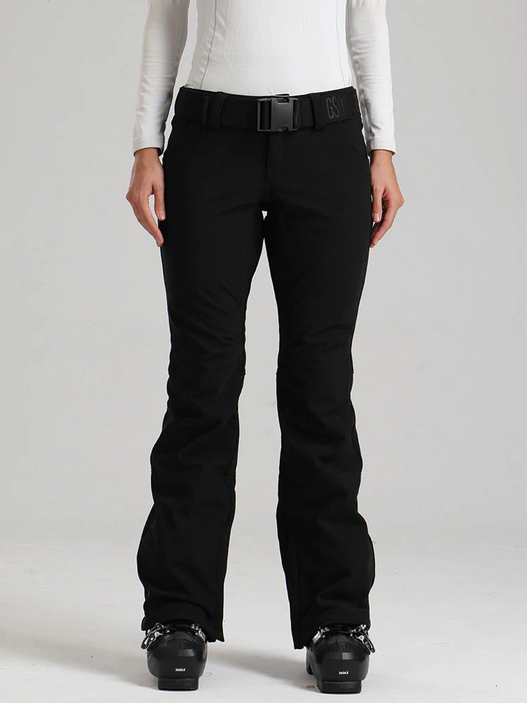 Women's Gsou Snow Alpine Chic Flare Stretch Ski Pants - Image 12