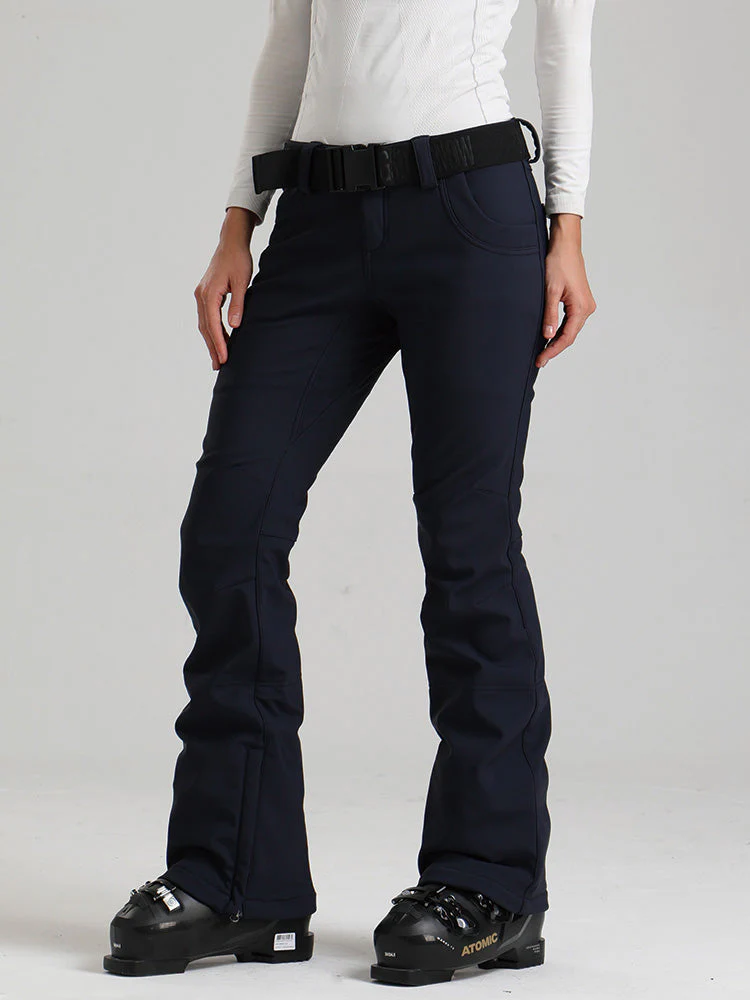 Women's Gsou Snow Alpine Chic Flare Stretch Ski Pants - Image 17