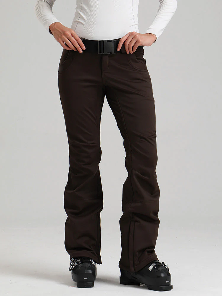Women's Gsou Snow Alpine Chic Flare Stretch Ski Pants - Image 4