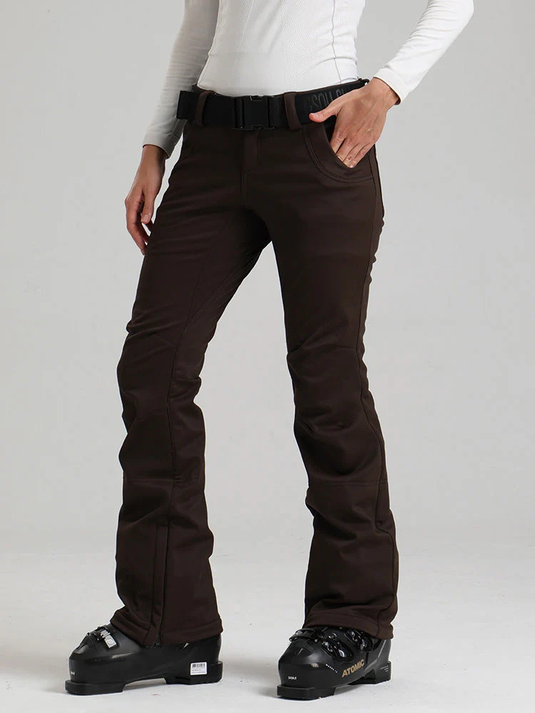 Women's Gsou Snow Alpine Chic Flare Stretch Ski Pants - Image 5