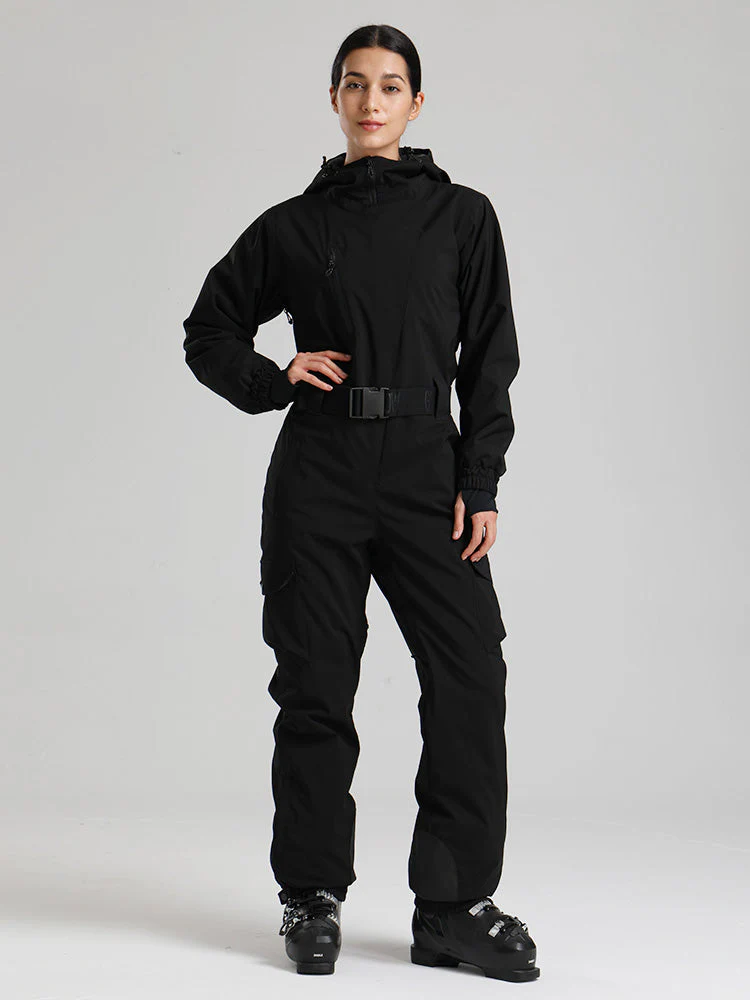 Women's Gsou Snow Alpine Luxe Slim Fit Full Body Onesie Ski Jumpsuit - Image 7