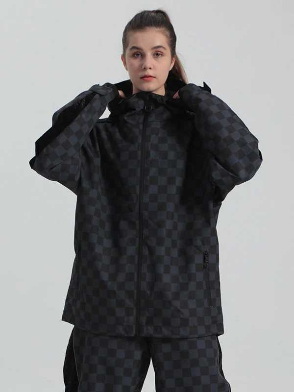Women's Gsou Snow Checkered Snow Jacket - Image 2