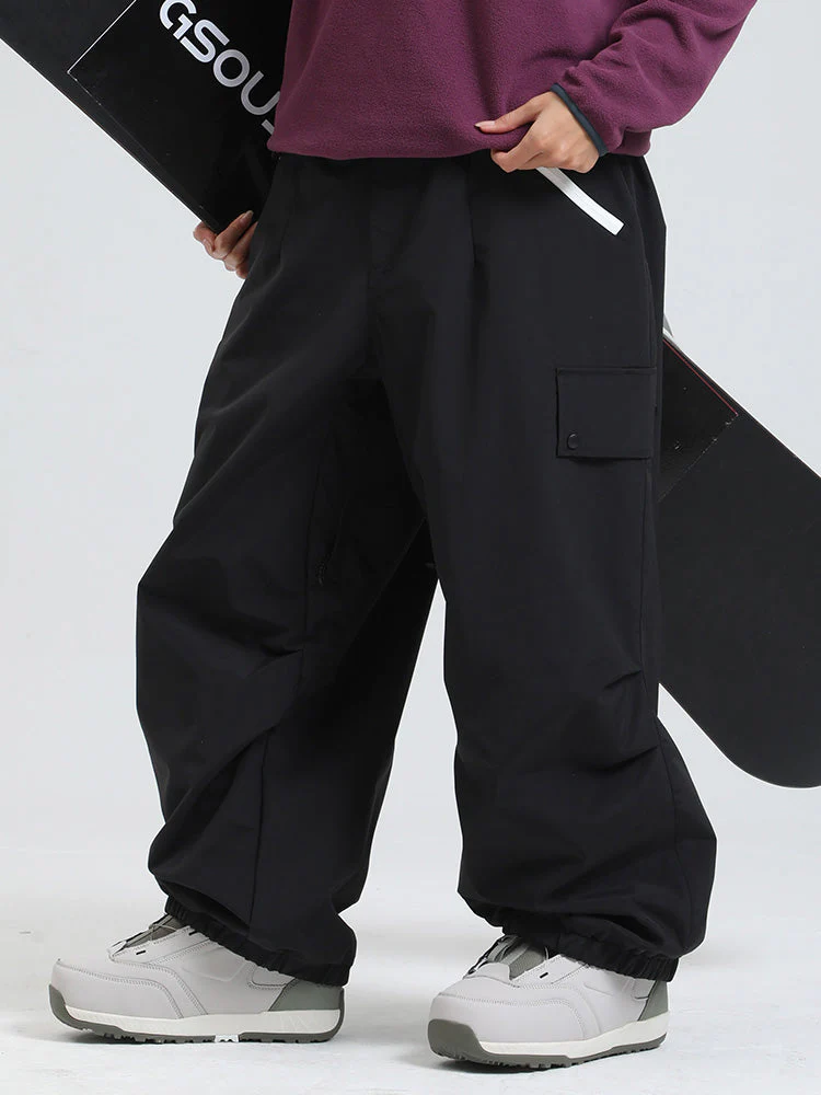 Women's Gsou Snow ChillFlex Mountain Rider Freestyle Baggy Snow Pants - Image 6