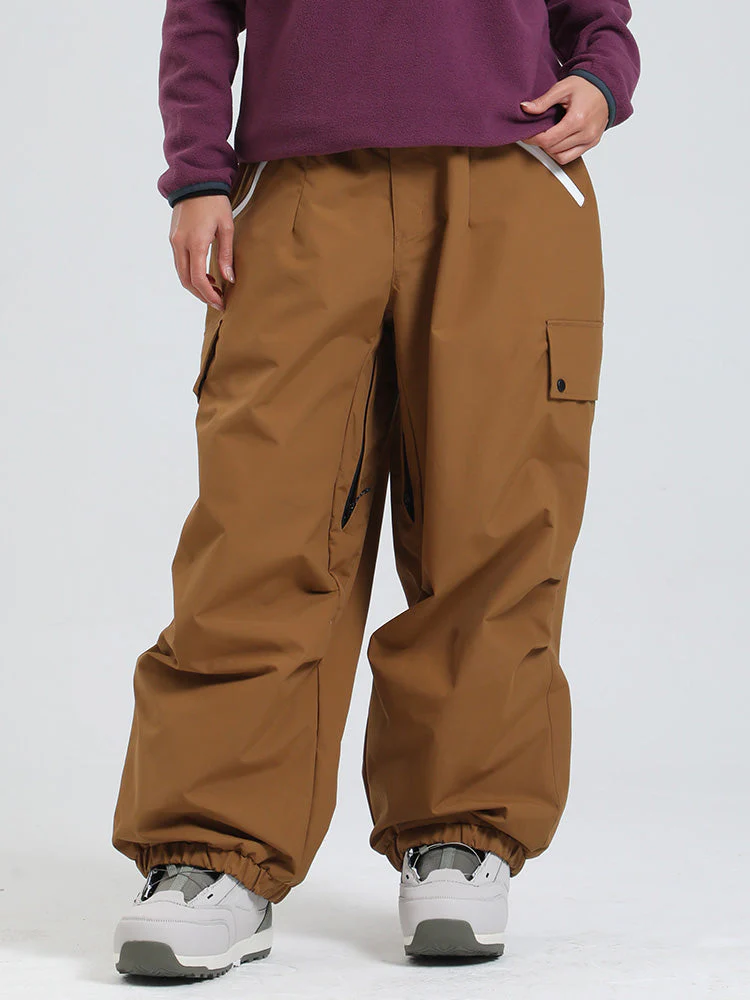 Women's Gsou Snow ChillFlex Mountain Rider Freestyle Baggy Snow Pants - Image 8