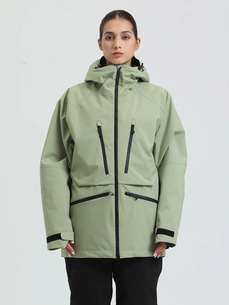 Women's Gsou Snow Durable Mountain Pro All Function Cargo Snow Jacket - Image 16