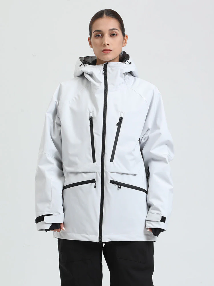 Women's Gsou Snow Durable Mountain Pro All Function Cargo Snow Jacket - Image 17