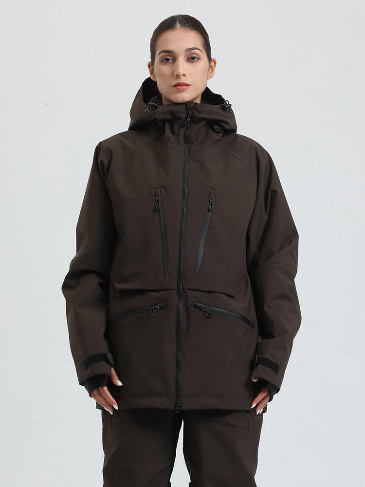 Women's Gsou Snow Durable Mountain Pro All Function Cargo Snow Jacket - Image 28