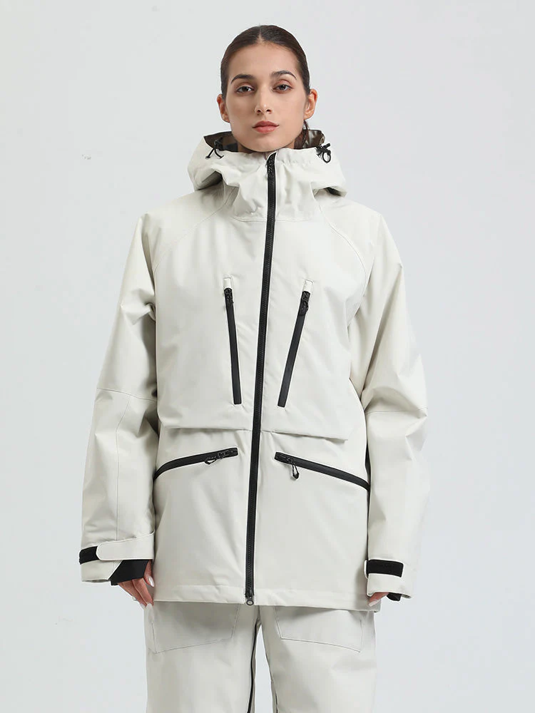 Women's Gsou Snow Durable Mountain Pro All Function Cargo Snow Jacket - Image 6