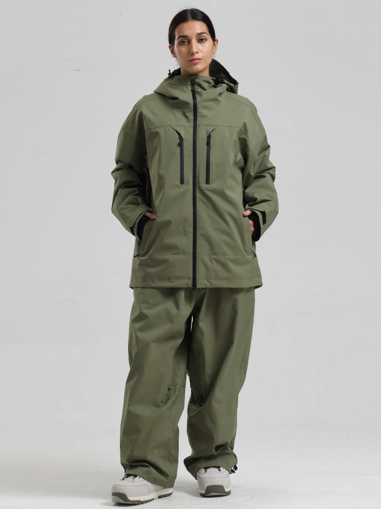 Women's Gsou Snow Durable Mountain Pro Insulated Wind Armor Snow Suits - Image 10