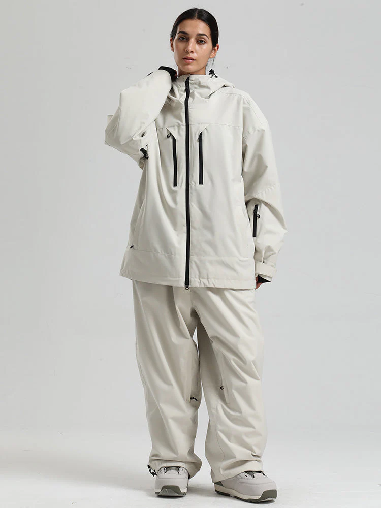 Women's Gsou Snow Durable Mountain Pro Insulated Wind Armor Snow Suits - Image 12
