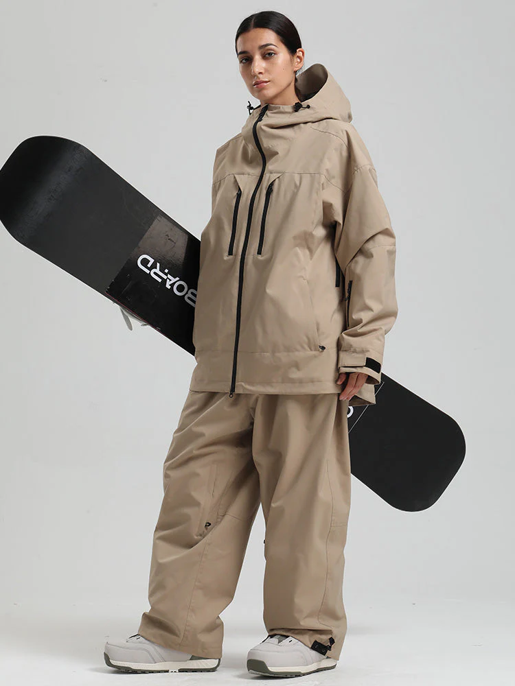Women's Gsou Snow Durable Mountain Pro Insulated Wind Armor Snow Suits - Image 14